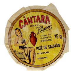 PATÉ BACALAO PORCIÓN 75g.(24p/caja)